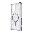 For Samsung Galaxy S25 Ultra 5G BIBERCAS Transparent Color Series MagSafe Air Bag Shockproof Phone Case(Blue) - 3