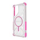 For Samsung Galaxy S25 Ultra 5G BIBERCAS Transparent Color Series MagSafe Air Bag Shockproof Phone Case(Pink) - 3
