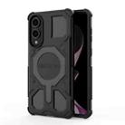 For Samsung Galaxy S25 Edge 5G BIBERCAS Real Color Series MagSafe Shockproof Phone Case(Black) - 1