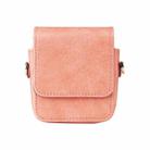 For Samsung Galaxy Z Flip7 / 6 / 5 / 4 Mini Long Shoulder Chain Crossbody Folding Magnetic Leather Phone Bag(Pink) - 3