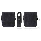 For Samsung Galaxy Z Flip7 / 6 / 5 / 4 Mini Long Shoulder Chain Crossbody Folding Magnetic Leather Phone Bag(Black) - 2