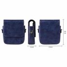 For ZTE nubia Flip2 / Flip Mini Long Shoulder Chain Crossbody Folding Magnetic Leather Phone Bag(Blue) - 2