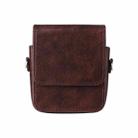 For ZTE nubia Flip2 / Flip Mini Long Shoulder Chain Crossbody Folding Magnetic Leather Phone Bag(Brown) - 3