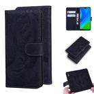 For Huawei P smart 2020 Tiger Embossing Pattern Horizontal Flip Leather Case with Holder & Card Slots & Wallet(Black) - 1