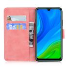 For Huawei P smart 2020 Tiger Embossing Pattern Horizontal Flip Leather Case with Holder & Card Slots & Wallet(Pink) - 3