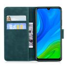 For Huawei P smart 2020 Tiger Embossing Pattern Horizontal Flip Leather Case with Holder & Card Slots & Wallet(Green) - 3