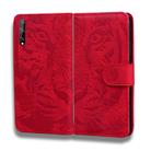 For Huawei P smart S / Enjoy 10S Tiger Embossing Pattern Horizontal Flip Leather Case with Holder & Card Slots & Wallet(Red) - 2