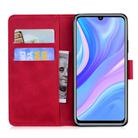 For Huawei P smart S / Enjoy 10S Tiger Embossing Pattern Horizontal Flip Leather Case with Holder & Card Slots & Wallet(Red) - 3