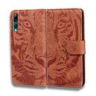 For Huawei P smart Z / Y9 Prime (2019) Tiger Embossing Pattern Horizontal Flip Leather Case with Holder & Card Slots & Wallet(Brown) - 2