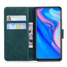 For Huawei P smart Z / Y9 Prime (2019) Tiger Embossing Pattern Horizontal Flip Leather Case with Holder & Card Slots & Wallet(Green) - 3