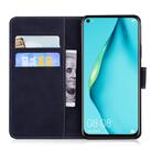 For Huawei P40 Lite / nova 6 SE Tiger Embossing Pattern Horizontal Flip Leather Case with Holder & Card Slots & Wallet(Black) - 3