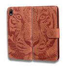 For Huawei Y5 (2019) / Honor 8S Tiger Embossing Pattern Horizontal Flip Leather Case with Holder & Card Slots & Wallet(Brown) - 2