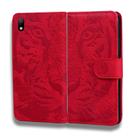 For Huawei Y5 (2019) / Honor 8S Tiger Embossing Pattern Horizontal Flip Leather Case with Holder & Card Slots & Wallet(Red) - 2