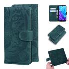 For Huawei Y5 (2019) / Honor 8S Tiger Embossing Pattern Horizontal Flip Leather Case with Holder & Card Slots & Wallet(Green) - 1