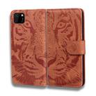 For Huawei Y5p Tiger Embossing Pattern Horizontal Flip Leather Case with Holder & Card Slots & Wallet(Brown) - 2