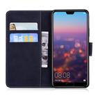 For Huawei P20 Tiger Embossing Pattern Horizontal Flip Leather Case with Holder & Card Slots & Wallet(Black) - 3