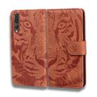 For Huawei P20 Pro Tiger Embossing Pattern Horizontal Flip Leather Case with Holder & Card Slots & Wallet(Brown) - 1