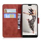 For Huawei P20 Pro Tiger Embossing Pattern Horizontal Flip Leather Case with Holder & Card Slots & Wallet(Brown) - 3