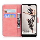 For Huawei P20 Pro Tiger Embossing Pattern Horizontal Flip Leather Case with Holder & Card Slots & Wallet(Pink) - 3