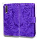 For Huawei P20 Pro Tiger Embossing Pattern Horizontal Flip Leather Case with Holder & Card Slots & Wallet(Purple) - 2