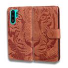 For Huawei P30 Pro Tiger Embossing Pattern Horizontal Flip Leather Case with Holder & Card Slots & Wallet(Brown) - 2