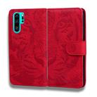 For Huawei P30 Pro Tiger Embossing Pattern Horizontal Flip Leather Case with Holder & Card Slots & Wallet(Red) - 2