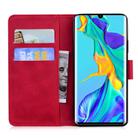 For Huawei P30 Pro Tiger Embossing Pattern Horizontal Flip Leather Case with Holder & Card Slots & Wallet(Red) - 3