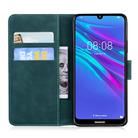 For Huawei Y6 (2019) Tiger Embossing Pattern Horizontal Flip Leather Case with Holder & Card Slots & Wallet(Green) - 3