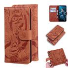 For Huawei Honor 20 / nova 5T Tiger Embossing Pattern Horizontal Flip Leather Case with Holder & Card Slots & Wallet(Brown) - 1