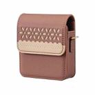 BFB13 BINFEN Color Flowers Crossbody Flip Phone Leather Bag(Brown) - 2