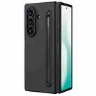 For Samsung Galaxy Z Fold7 5G NILLKIN Fold Liquid Silicone PC Phone Case with Stylus(Black) - 2
