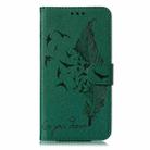 For LG K41S / K51S Feather Pattern Litchi Texture Horizontal Flip Leather Case with Wallet & Holder & Card Slots(Green) - 2