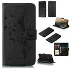 For LG K41S / K51S Feather Pattern Litchi Texture Horizontal Flip Leather Case with Wallet & Holder & Card Slots(Black) - 1
