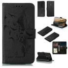 For LG K61 Feather Pattern Litchi Texture Horizontal Flip Leather Case with Wallet & Holder & Card Slots(Black) - 1