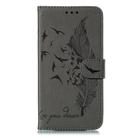 For Motorola Moto G Stylus Feather Pattern Litchi Texture Horizontal Flip Leather Case with Wallet & Holder & Card Slots(Grey) - 2