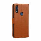 For Motorola Moto E(2020) / Moto E7 Feather Pattern Litchi Texture Horizontal Flip Leather Case with Wallet & Holder & Card Slots(Brown) - 3