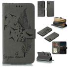 For Huawei Enjoy 20 Feather Pattern Litchi Texture Horizontal Flip Leather Case with Wallet & Holder & Card Slots(Grey) - 1