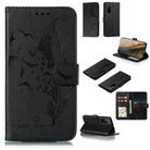 For Huawei Honor Play 4 Feather Pattern Litchi Texture Horizontal Flip Leather Case with Wallet & Holder & Card Slots(Black) - 1