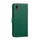 For Samsung Galaxy A01 Core Feather Pattern Litchi Texture Horizontal Flip Leather Case with Wallet & Holder & Card Slots(Green) - 3