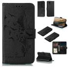 For Samsung Galaxy M31s Feather Pattern Litchi Texture Horizontal Flip Leather Case with Wallet & Holder & Card Slots(Black) - 1
