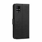 For Samsung Galaxy M31s Feather Pattern Litchi Texture Horizontal Flip Leather Case with Wallet & Holder & Card Slots(Black) - 3