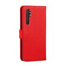 For Xiaomi Note 10 Lite Feather Pattern Litchi Texture Horizontal Flip Leather Case with Wallet & Holder & Card Slots(Red) - 3
