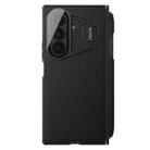 For Samsung Galaxy Z Fold7 5G NILLKIN CamShield Prop Texture Transparent Mirror Cover MagSafe Magnetic PC Phone Case with Stylus(Black) - 2