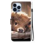 For iPhone 13 Pro Crystal Texture Colored Drawing Leather Phone Case(Calf) - 3