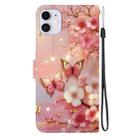 For iPhone 11 Crystal Texture Colored Drawing Leather Phone Case(Lantern Butterflies) - 3