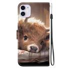 For iPhone 11 Crystal Texture Colored Drawing Leather Phone Case(Calf) - 3
