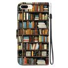 For iPhone 7 Plus / 8 Plus Crystal Texture Colored Drawing Leather Phone Case(Bookshelf) - 3
