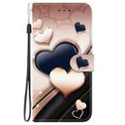 For iPhone 17 Pro Max Crystal Texture Colored Drawing Leather Phone Case(Love Heart) - 2