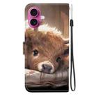For iPhone 17 Crystal Texture Colored Drawing Leather Phone Case(Calf) - 3
