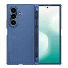 For Samsung Galaxy Z Fold7 5G NILLKIN Frosted Fold PC + TPU MagSafe Magnetic Phone Case with Stylus(Blue) - 1